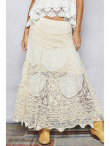 Crochet Embroidered Skirt