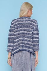 Fringed Metallic Thread Short Jacket