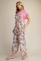 Floral Overalls