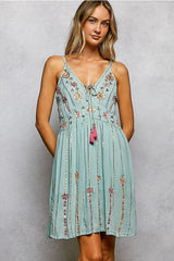 Embroidered Metallic Tunic/ Dress/Cover Up