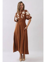 Floral Embroidered Dress