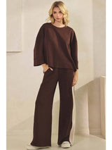 2 Piece Wide Leg Scuba Set