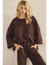 2 Piece Wide Leg Scuba Set