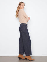 Cropped Horse Bit Insert Pocket Denims