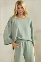 2 Piece Wide Leg Scuba Set