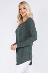 V Neck Casual Top