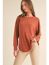 Crew Neck Casual Top