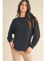 Crew Neck Casual Top