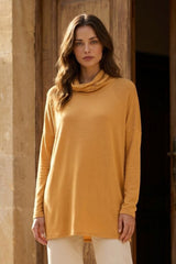 Destination - Cowl Neck Tunic with Open Back