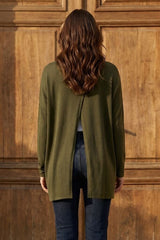 Destination - Cowl Neck Tunic with Open Back