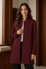 Amara Jacquard Midi Coat