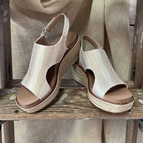 K Bye Wedge Sandals