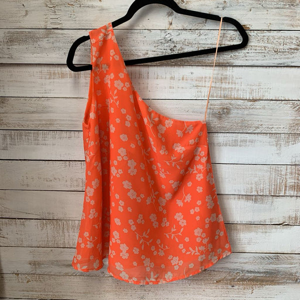 New One Shoulder Floral Print
