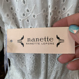 White Eyelete Short Sleeve Dress