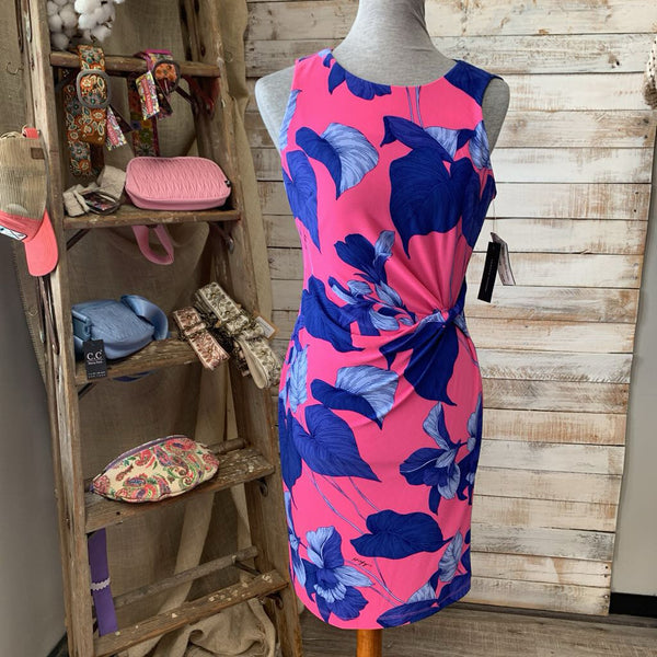 New Sleeveless Leaf Print