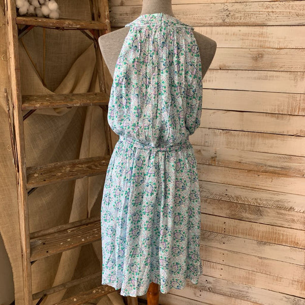 New Floral Halter Dress