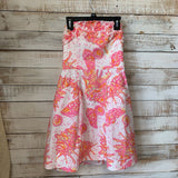 Strapless Seashell Print
