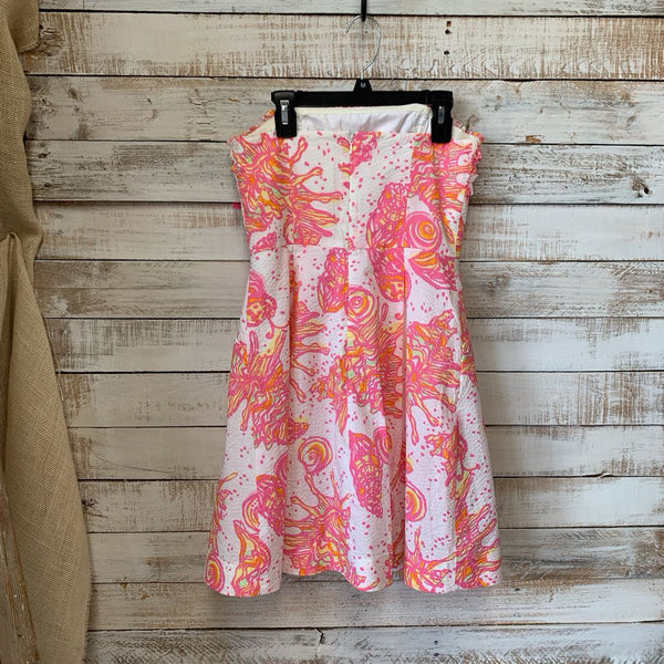 Strapless Seashell Print