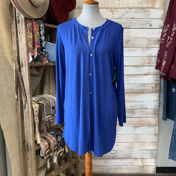 New LS Button Down With Pockets