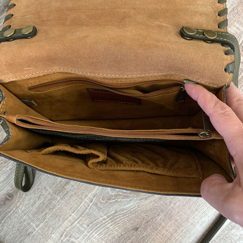 Tooled Crossbody