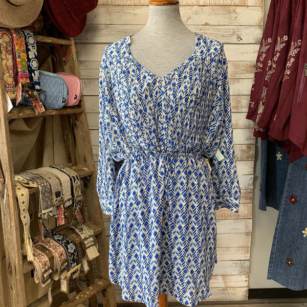 LS Print Dress