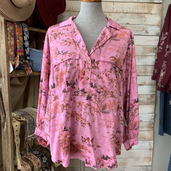 Floral Pullover Blouse