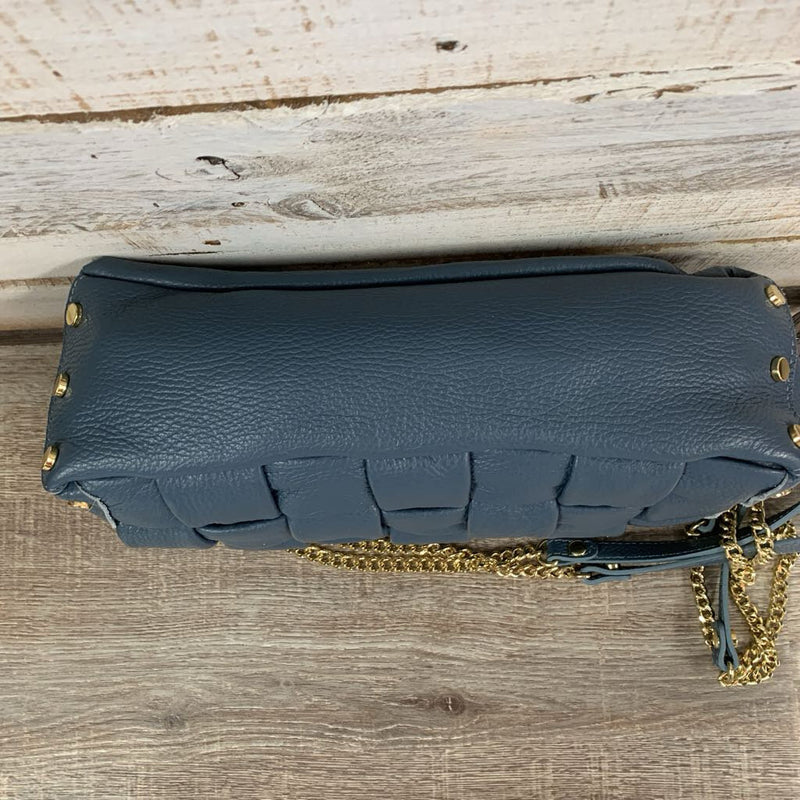Braided Crossbody Hand Made Italian Leather