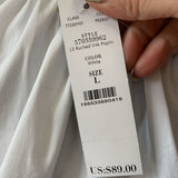 NEW LS Ruched V Neck