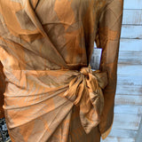 NEW LS Bow Front Satin