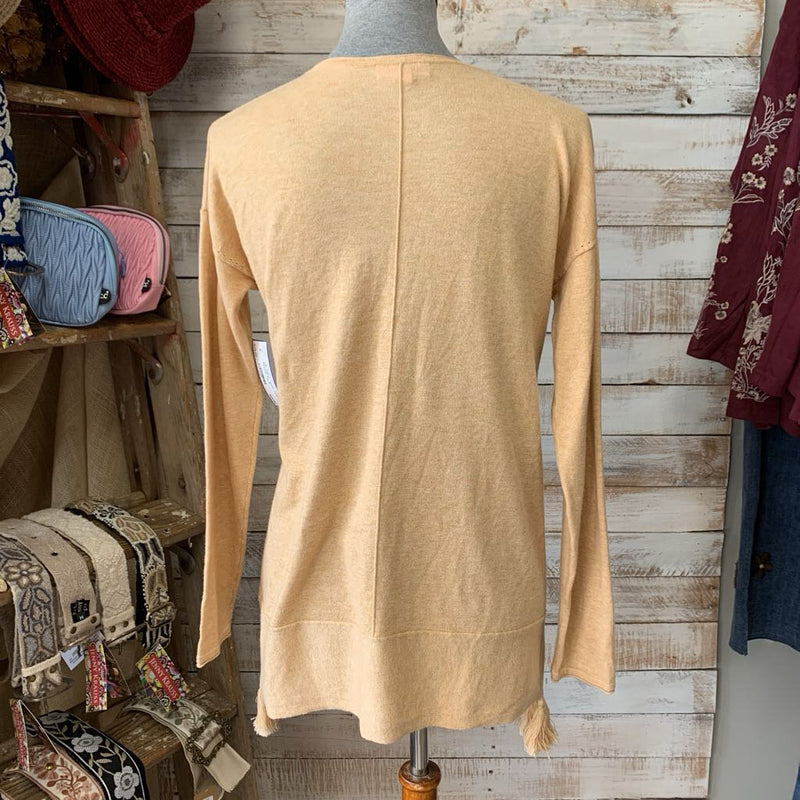 Tassel Trimmed Sweater