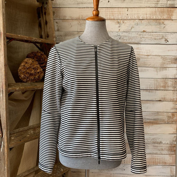 Striped Zip Jacket