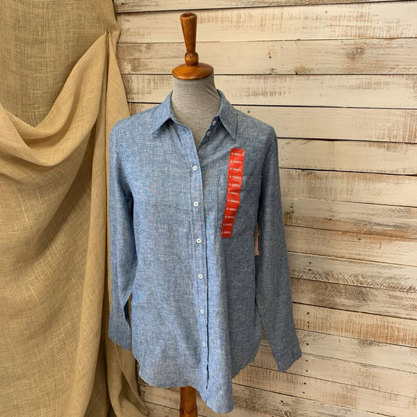 New Denim Button Up