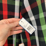 New LS Plaid Cowl Neck