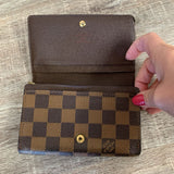 Damier Ebene Canvas Wallet