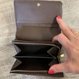 Damier Ebene Canvas Wallet