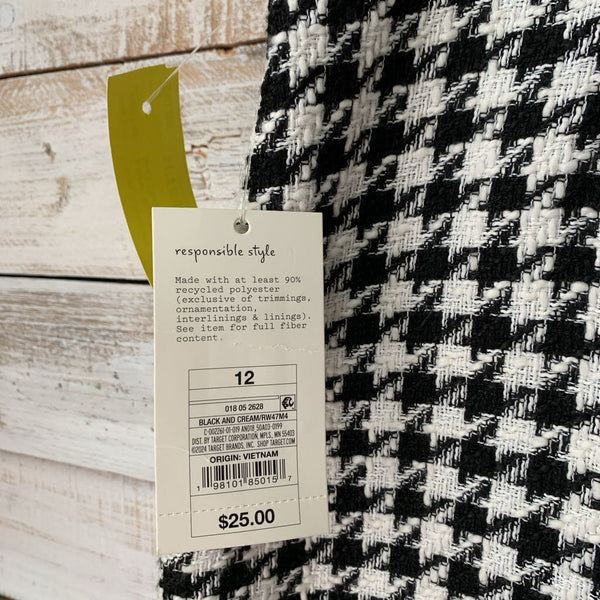 NEW Houndstooth Skirt