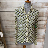 Dot Print Button Down