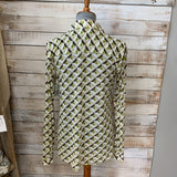 Dot Print Button Down