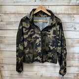 Camo Windbreaker