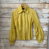 Button Down Puffer Sleeve