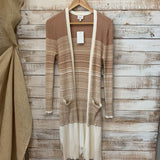 *NEW Stipe Long Cardigan