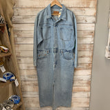 * Western Denim Midi Dress