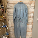 * Western Denim Midi Dress
