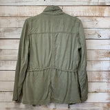 Open Front Jacket w/Drawstring
