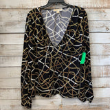 Bell Sleeve Chain Print Top