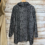 Animal Print Cowl Neck