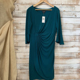 NEW Ruched Waist Bell Sleeve Dress