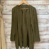 Ultrasuede Long Jacket