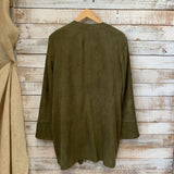 Ultrasuede Long Jacket