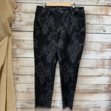 Ankle Mandala Print Denims